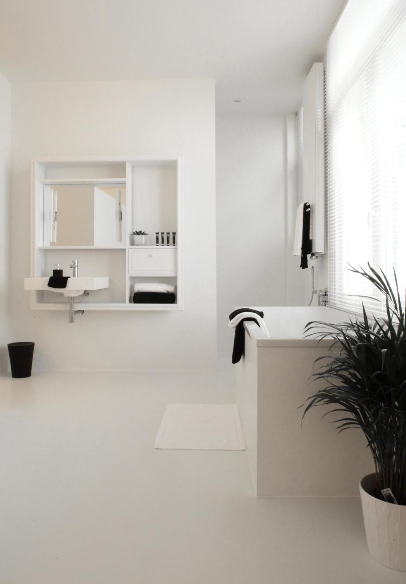 Maison Nationale City Flats & Suites แอนต์เวิร์ป ห้อง รูปภาพ Bathroom