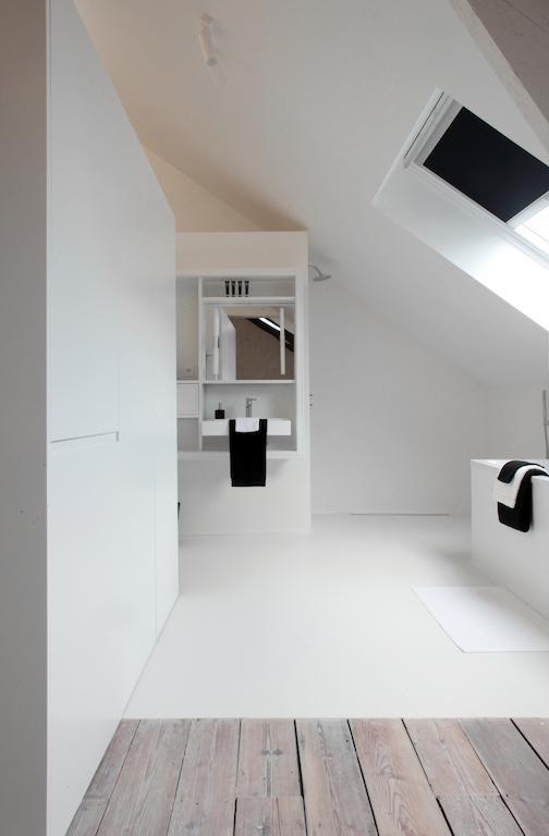 Maison Nationale City Flats & Suites แอนต์เวิร์ป ห้อง รูปภาพ Bathroom